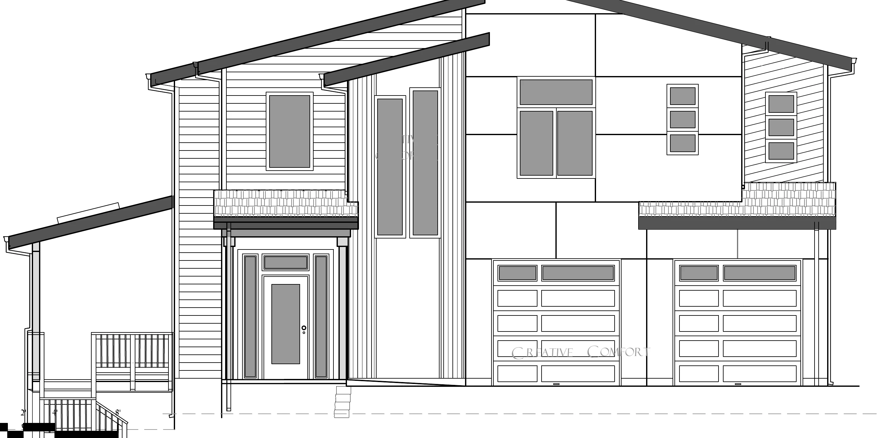 Rose B front elevation